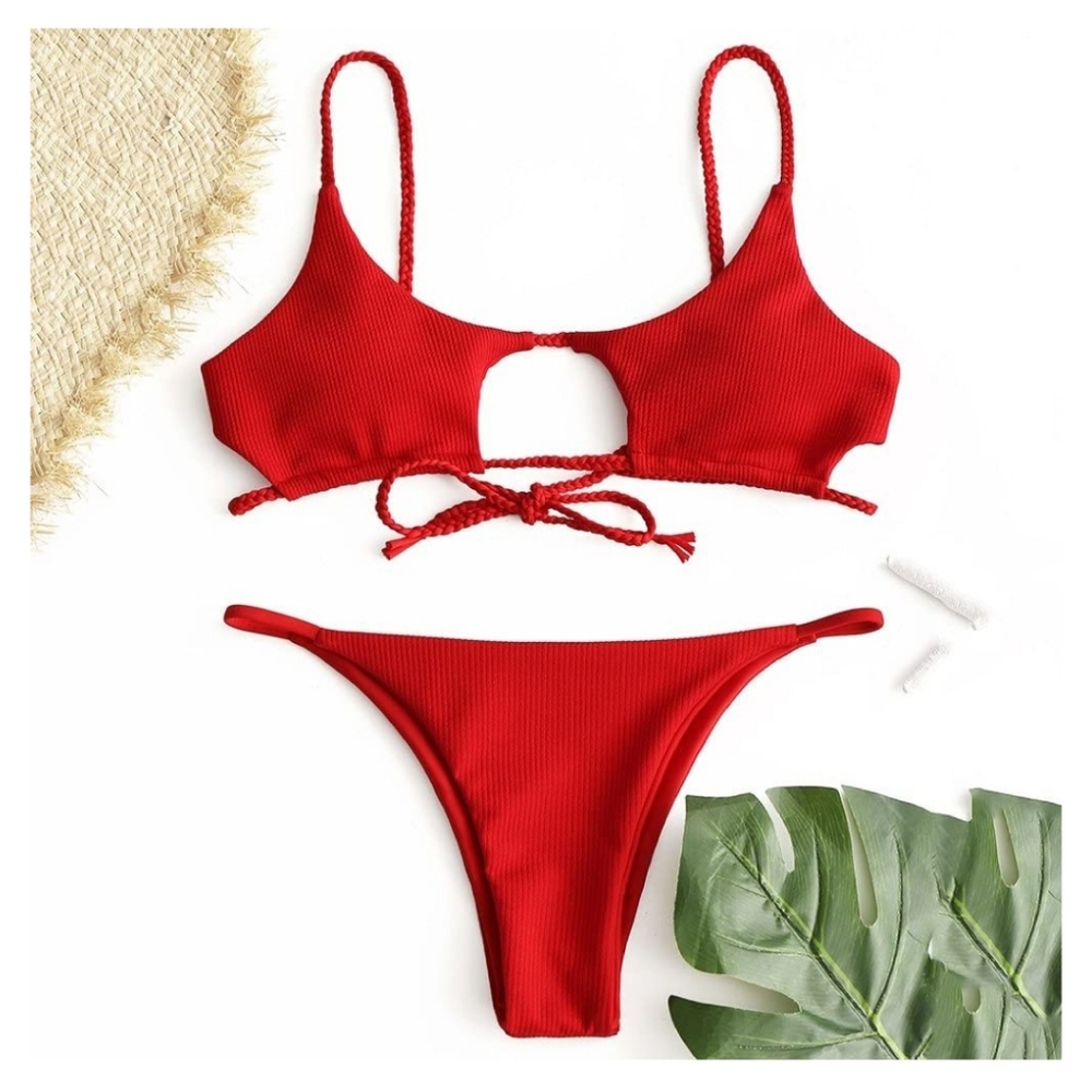 Zaful Womens Red Sexy Bikini